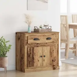 Augstais Skapītis Ar Atvilktni Vecs Koks 70 X 35,5 X 67,5 Cm Vidaxl