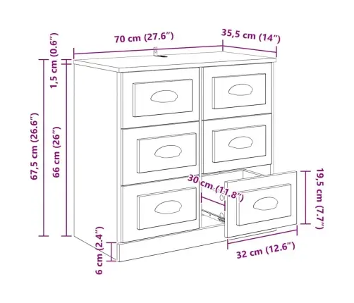 Kabalas Senovinis Medis 70 X 35,5 X 67,5 Cm Apdirbta Mediena