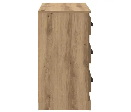 Puse Artisānā Ozols 70 X 35,5 X 67,5 Cm Inženierijas Koks Vidaxl