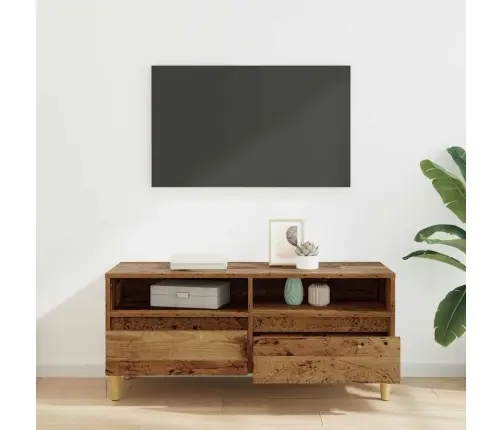 Televizoriaus Spintelė Senovinis Medis 100 X 34,5 X 44,5 Cm
