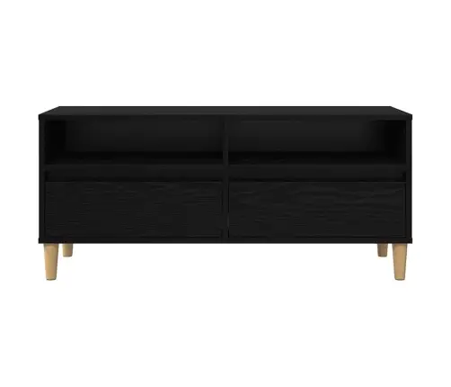 Telerikapp Sahtliga Must Tamm 100 X 34,5 X 44,5 Cm Tehispuit