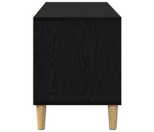 Telerikapp Sahtliga Must Tamm 100 X 34,5 X 44,5 Cm Tehispuit