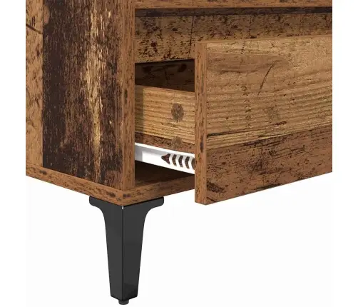 Televizora Skapīša Ar Atvilktni Vecs Koks 100 X 34,5 X 44,5 Cm Vidaxl