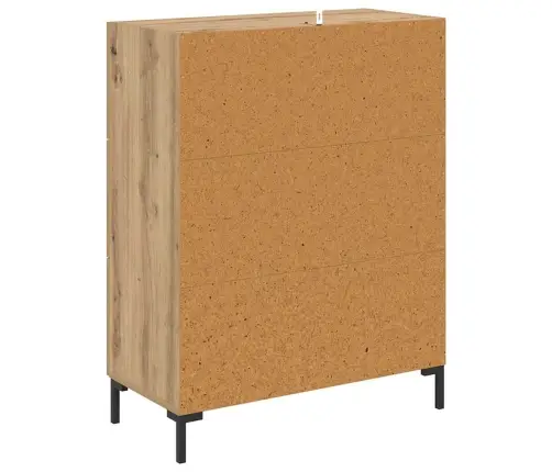 Puse Ar Atvilktni Artisānā Ozols 69,5 X 34 X 90 Cm Vidaxl