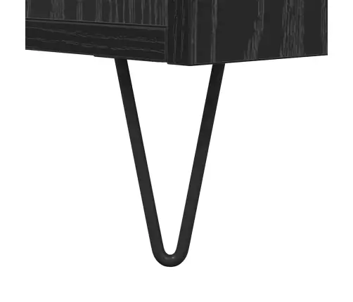 Puse Melns Ozols 34 X 34.5 X 90 Cm Inženierijas Koks Vidaxl Puse Melns Ozols 34 X 34.5 X 90 Cm Inženierijas Koks Vidaxl