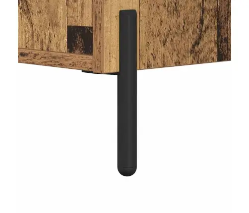 Puse Ar Atvilktni Vecs Koks 34 X 34.5 X 90 Cm Inženierijas Koks Vidaxl