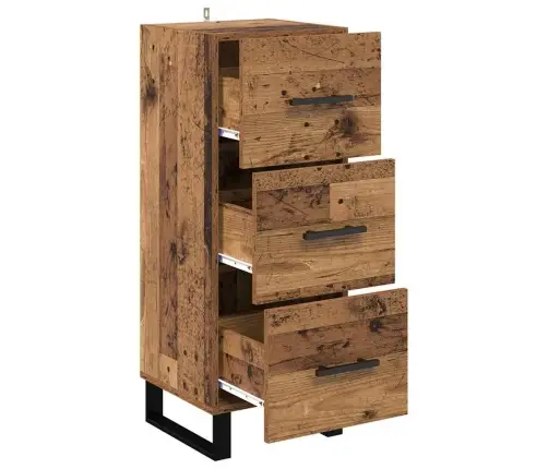 Kõide Sahtliga Vana Puit 34,5 X 34 X 90 Cm