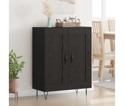 Puse Melns Ozolkoks 69,5 X 34 X 90 Cm Vidaxl