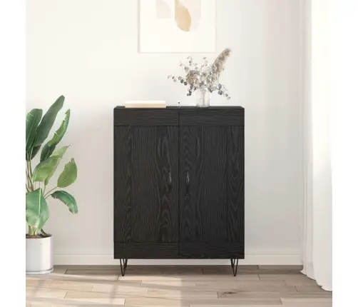 Puse Melns Ozolkoks 69,5 X 34 X 90 Cm Vidaxl