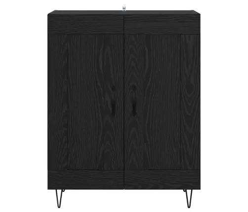 Puse Melns Ozolkoks 69,5 X 34 X 90 Cm Vidaxl