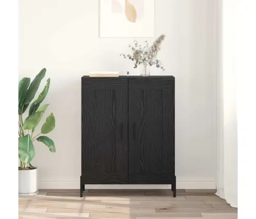 Puse Melns Ozolkoks 69,5 X 34 X 90 Cm Vidaxl