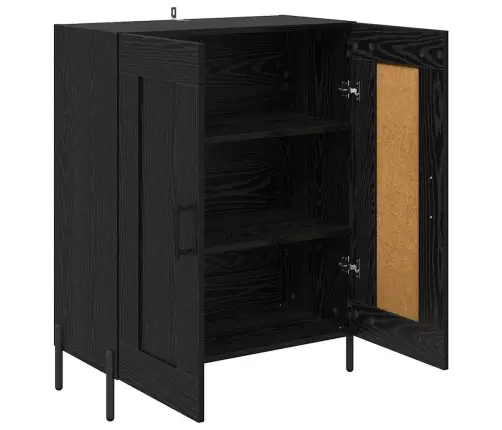 Puse Melns Ozolkoks 69,5 X 34 X 90 Cm Vidaxl