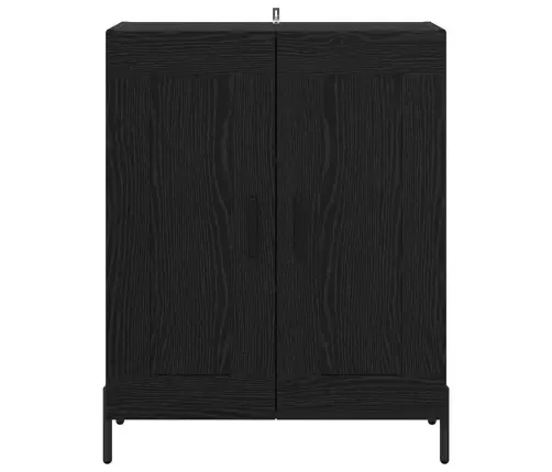 Puse Melns Ozolkoks 69,5 X 34 X 90 Cm Vidaxl