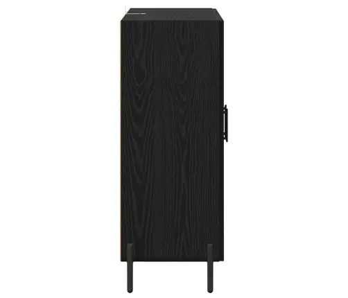 Puse Melns Ozolkoks 69,5 X 34 X 90 Cm Vidaxl