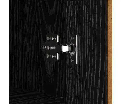 Puse Melns Ozolkoks 69,5 X 34 X 90 Cm Vidaxl