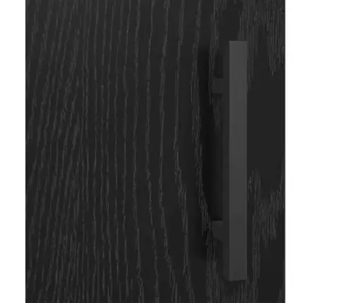 Puse Melns Ozolkoks 69,5 X 34 X 90 Cm Vidaxl