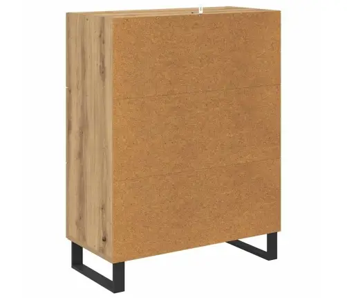 Puse Ar Atvilktni Artisānā Ozols 69,5 X 34 X 90 Cm Vidaxl