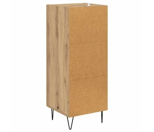 Puse Artisānā Ozols 34,5 X 34 X 90 Cm Vidaxl