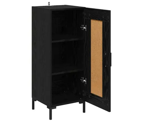 Puse Olden Melns Ozolkoks 34,5 X 34 X 90 Cm Vidaxl