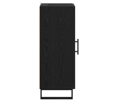 Puse Melns Ozolkoks 34,5 X 34 X 90 Cm Vidaxl