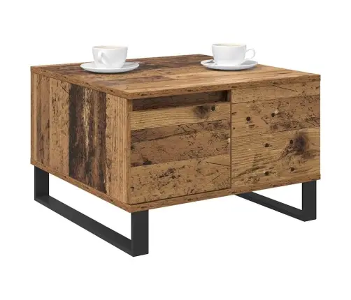 Kohvilaud Sahtliga Vana Puit 55 X 55 X 36.5 Cm Tehispuit