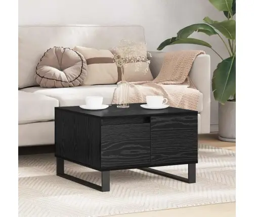 Kafijas Galdiņš Melns Ozols 55 X 55 X 36.5 Cm Inženierijas Koks Vidaxl Kafijas Galdiņš Melns Ozols 55 X 55 X 36.5 Cm Inženierijas Koks Vidaxl