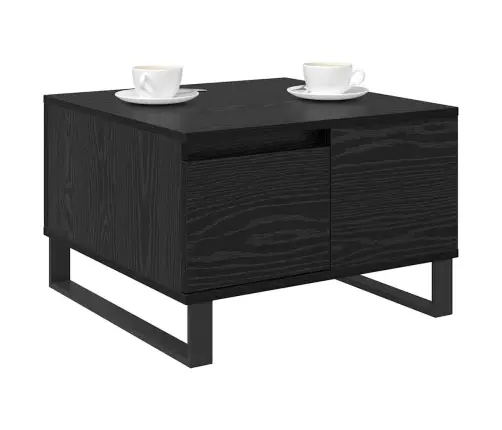 Kafijas Galdiņš Melns Ozols 55 X 55 X 36.5 Cm Inženierijas Koks Vidaxl Kafijas Galdiņš Melns Ozols 55 X 55 X 36.5 Cm Inženierijas Koks Vidaxl