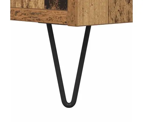 Kafijas Galdiņš Vecs Koks 80 X 80 X 36.5 Cm Inženierijas Koks Vidaxl