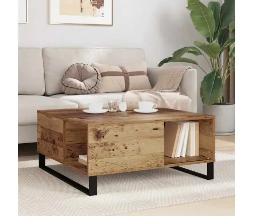 Kavos Staliukas Sena Mediena 80 X 80 X 36.5 Cm Apdirbta Mediena