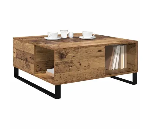 Kavos Staliukas Sena Mediena 80 X 80 X 36.5 Cm Apdirbta Mediena