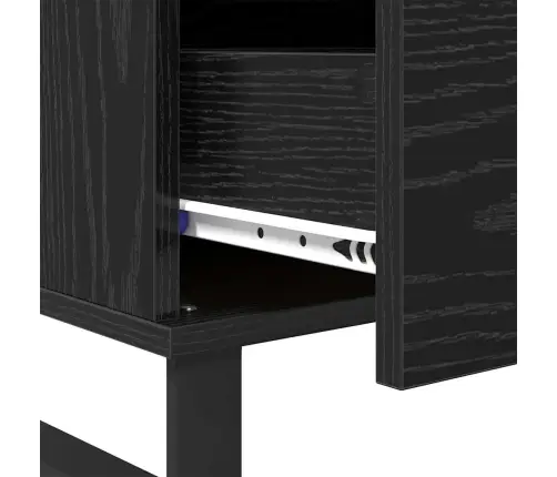 Kafijas Galdiņš Ar Atvilktni Melns Ozols Inženierijas Koks Vidaxl Kafijas Galdiņš Ar Atvilktni Melns Ozols Inženierijas Koks Vidaxl