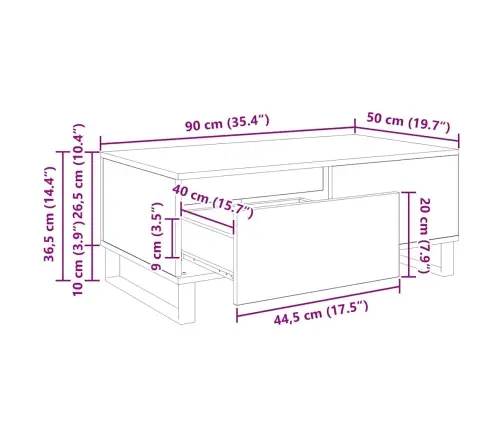 Kafijas Galdiņš Ar Atvilktni Melns Ozols Inženierijas Koks Vidaxl Kafijas Galdiņš Ar Atvilktni Melns Ozols Inženierijas Koks Vidaxl
