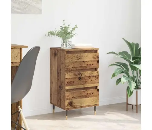 Puse Ar Atvilktni Vecs Koks 35 X 40 X 70 Cm Inženierijas Koks Vidaxl