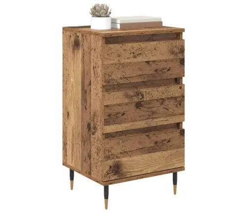 Puse Ar Atvilktni Vecs Koks 35 X 40 X 70 Cm Inženierijas Koks Vidaxl