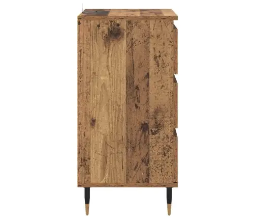 Puse Ar Atvilktni Vecs Koks 35 X 40 X 70 Cm Inženierijas Koks Vidaxl