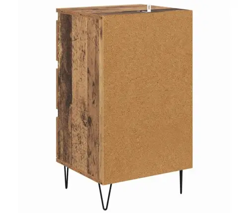 Puse Vecs Koks 40 X 35 X 70 Cm Inženierija Koks Un Dzelzs Vidaxl