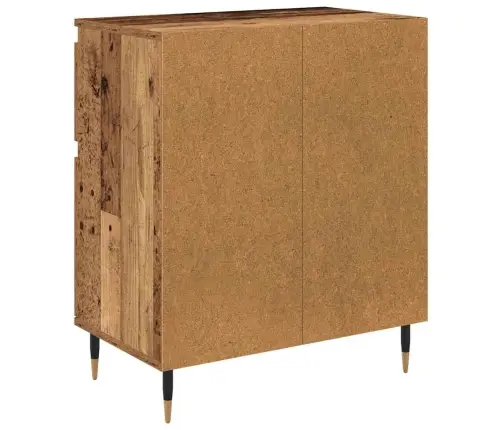 Puse Vecs Koks 60 X 35 X 70 Cm Inženierija Koks Un Dzelzs Vidaxl