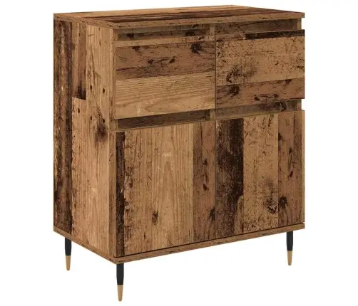 Puse Vecs Koks 60 X 35 X 70 Cm Inženierija Koks Un Dzelzs Vidaxl