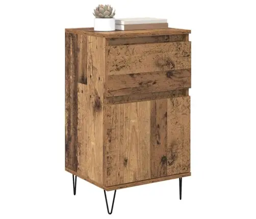 Puse Ar Atvilktni Vecs Koks 35 X 40 X 70 Cm Inženierijas Koks Vidaxl