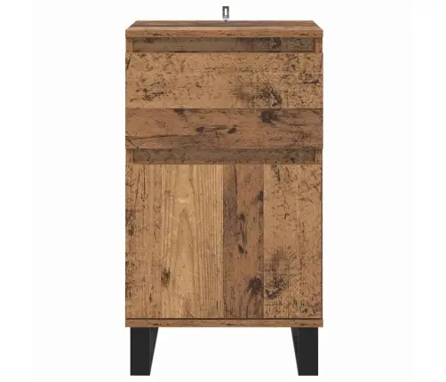 Puse Ar Atvilktni Vecs Koks 35 X 40 X 70 Cm Inženierijas Koks Vidaxl Puse Ar Atvilktni Vecs Koks 35 X 40 X 70 Cm Inženierijas Koks Vidaxl