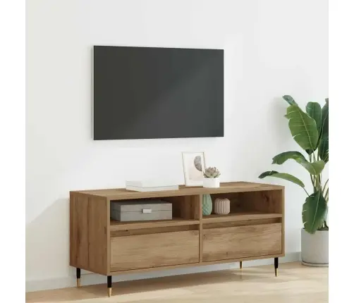 Televizora Skapīša Artisānā Ozols 100 X 34,5 X 44,5 Cm Vidaxl