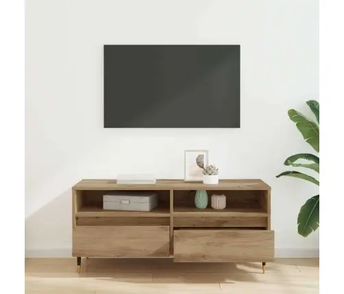 Televizora Skapīša Artisānā Ozols 100 X 34,5 X 44,5 Cm Vidaxl