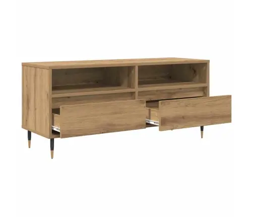 Televizora Skapīša Artisānā Ozols 100 X 34,5 X 44,5 Cm Vidaxl