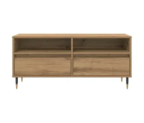 Televizora Skapīša Artisānā Ozols 100 X 34,5 X 44,5 Cm Vidaxl