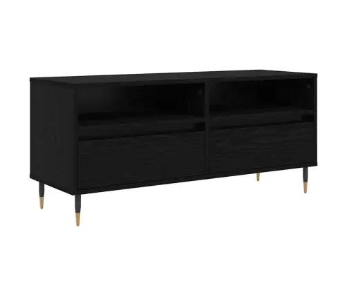 Televizoriaus Spintelė Juodas Ąžuolas 100 X 34,5 X 44,5 Cm