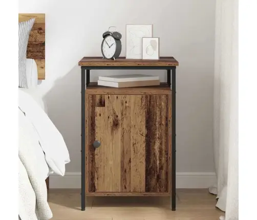 Nakts Skapītis Vecs Koks 40 X 42 X 60Cm Inženierijas Koks Vidaxl