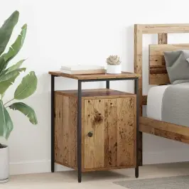 Nakts Skapītis 2 Pcs Vecs Koks 40 X 42 X 60Cm Inženierijas Koks Vidaxl