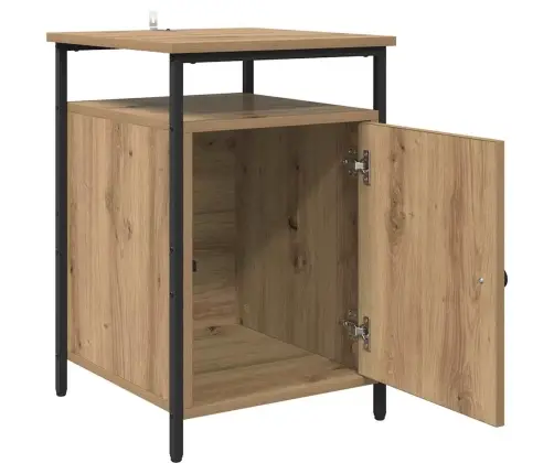 Šalia Lovos Spintelė 2 Pcs Amatininkų Ąžuolas 40 X 42 X 60Cm