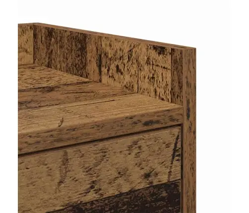 Naktinis Staliukas Su Stalčių Sena Mediena 40 X 29 X 60 Cm