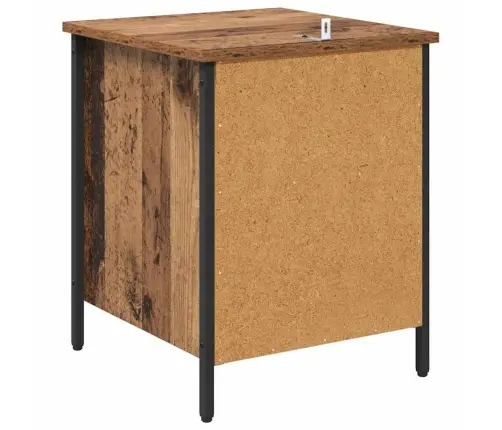 Nakts Skapītis Ar Atvilktni 2 Pcs Vecs Koks 40 X 42 X 50 Cm Vidaxl